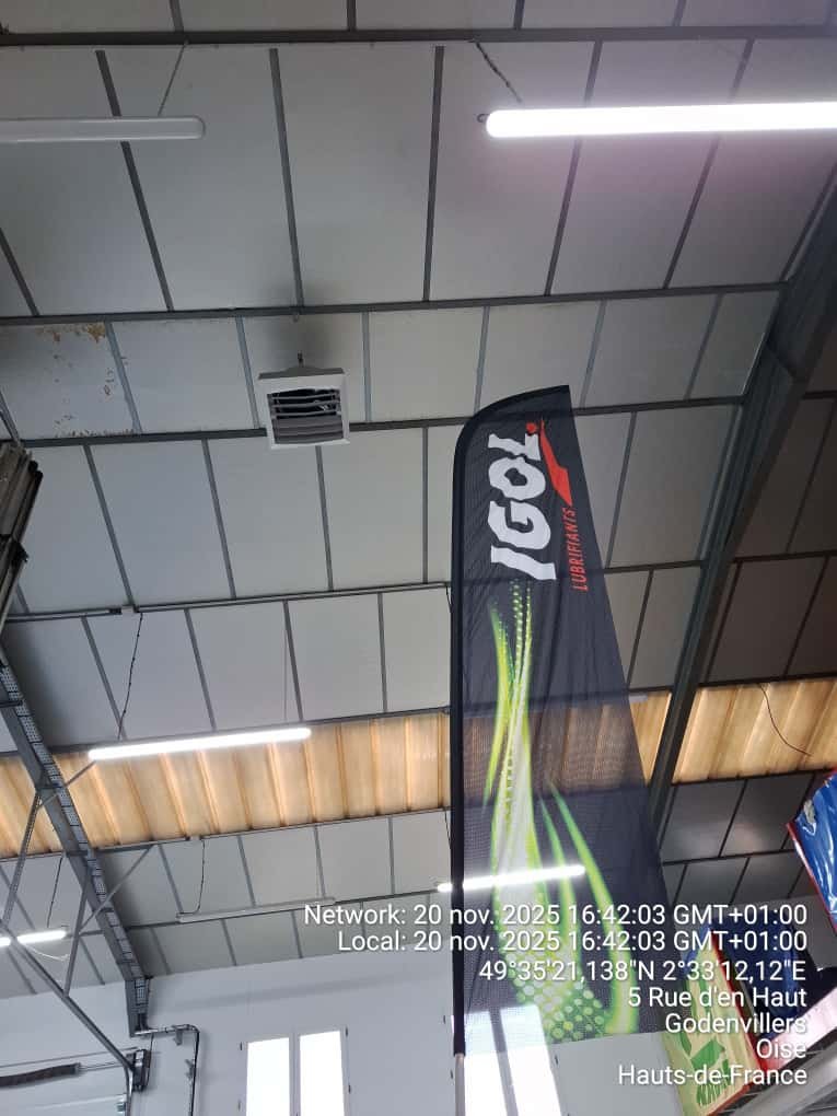 Isolation thermique de la toiture d’un bâtiment industriel – Godenvillers (60)